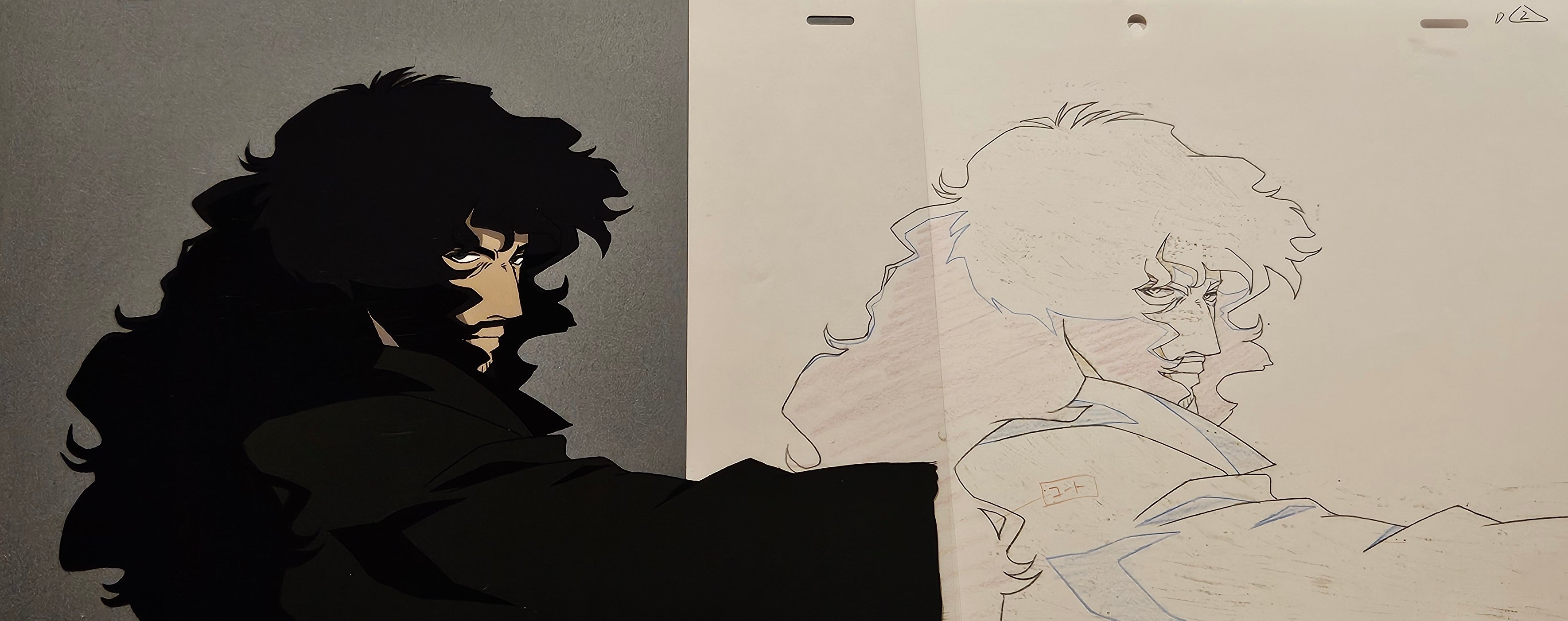 Cel y boceto originales de Cowboy Bebop (Vicious)